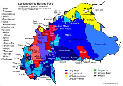 burkina faso language map